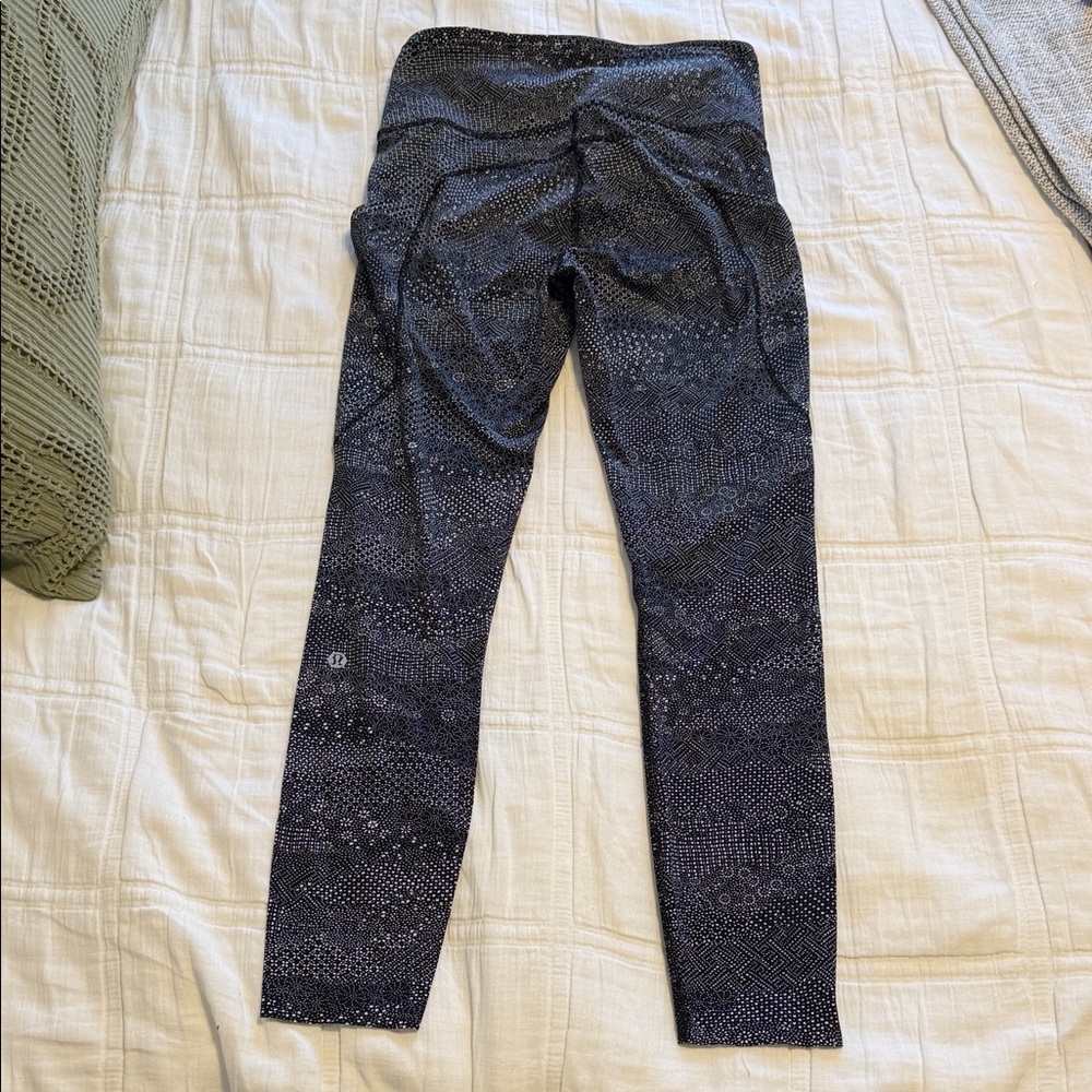 Black Patterned Leggings